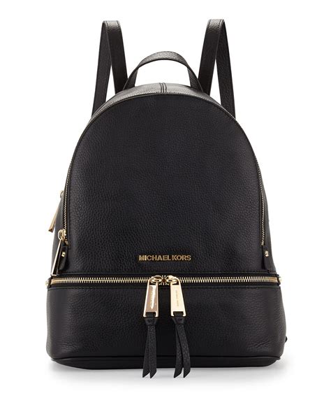 michael michael kors rhea mesh zip backpack black|Michael Kors rhea colorblock backpack.